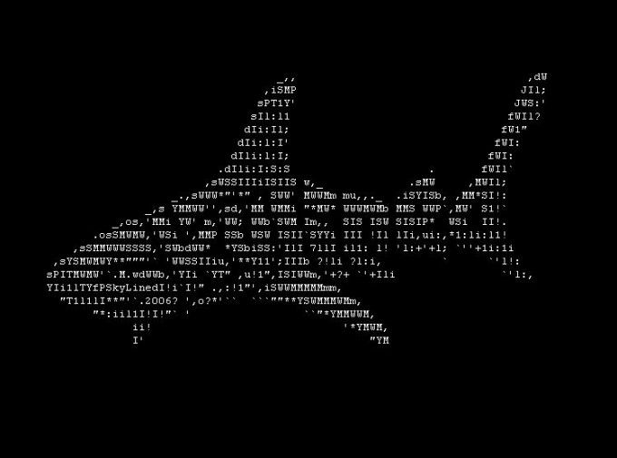 ASCII Shark